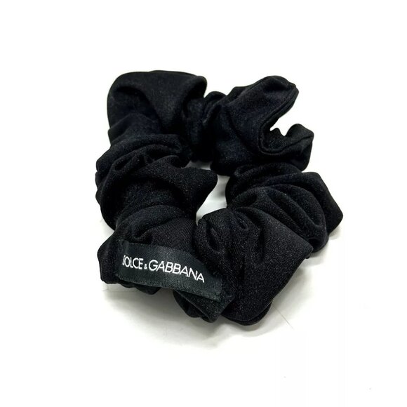 DOLCE&GABBANA Hair rubber hair accessories Scrunchie Nylon Black Unused main image 10